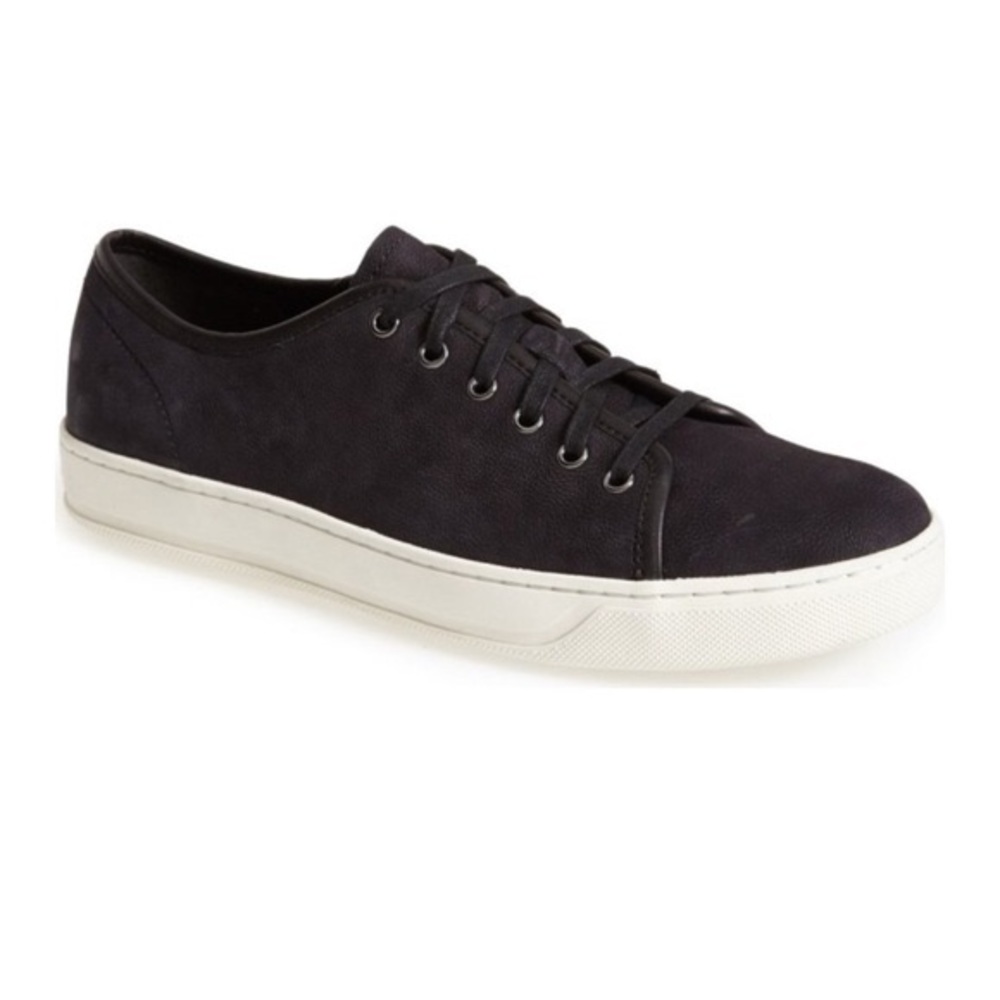 Vince Austin Black Low-Top Calf Leather Sneaker
